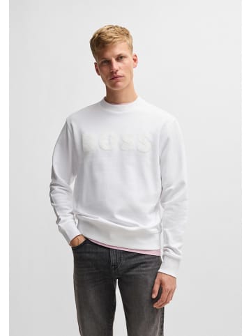 Hugo Boss Sweatshirt in Weiß