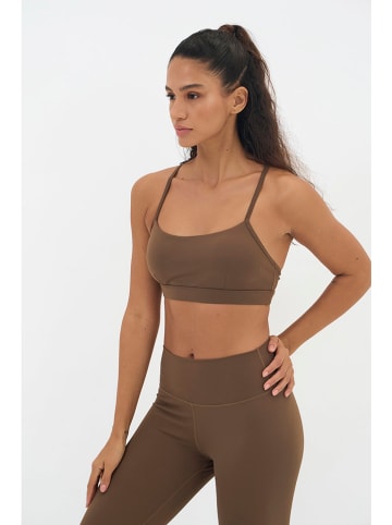 Onamaste Biustonosz sportowy "Geneva" w kolorze brązowym