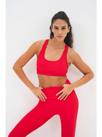 Onamaste Sport-BH "Lotus" in Rot - Medium