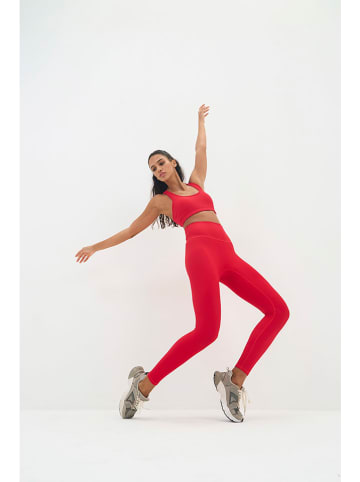 Onamaste Trainingsleggings "Lotus" in Rot