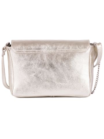 Anna Morellini Leder-Umhängetasche "Lola" in Gold - (B)24 x (H)18 x (T)6 cm