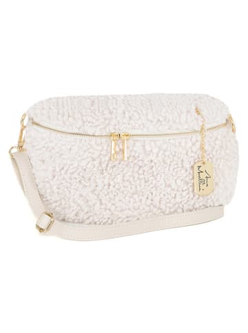 Anna Morellini Leder-Brustbeutel "Rialta" in Creme - (B)27 x (H)19 x (T)8 cm