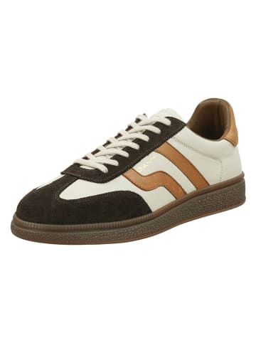 GANT Footwear Leder-Sneakers in Braun/ Hellbraun/ Beige
