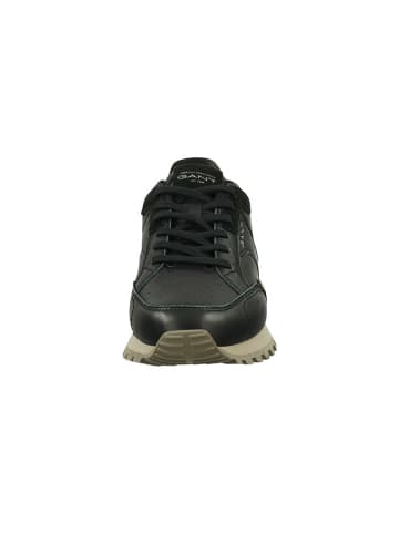 GANT Footwear Leder-Sneakers "Lucamm" in Schwarz