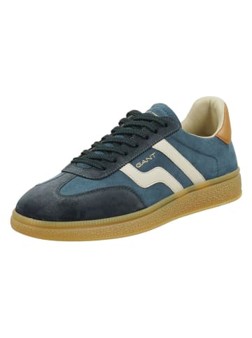 GANT Footwear Leder-Sneakers in Dunkelblau/ Blau