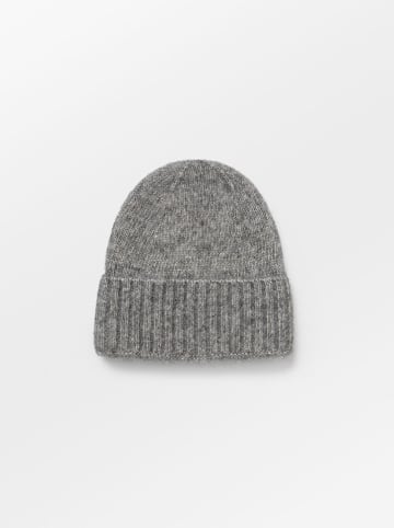 Becksöndergaard Czapka beanie "Lenny" w kolorze szarym