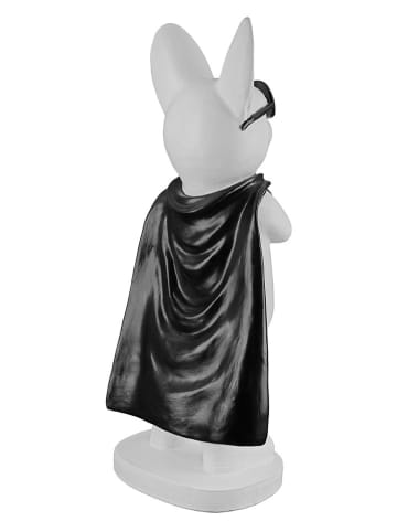 GILDE Decoratief "Hero Dog" wit/zwart - (B)13 x (H)33 x (D)10 cm