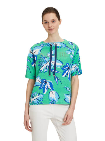 Betty Barclay Sweatshirt in Grün/ Blau