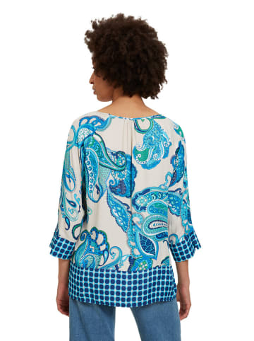 Betty Barclay Bluse in Weiß/ Blau