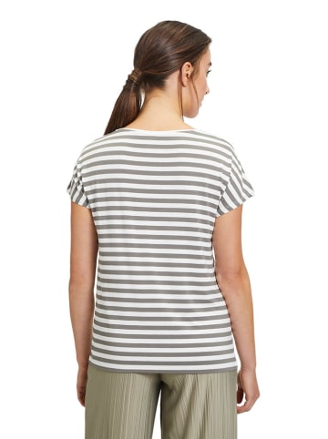 CARTOON Shirt in Weiß/ Grau
