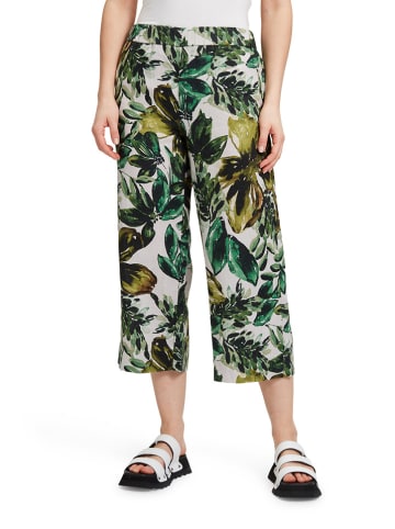 CARTOON Linnen broek wit/groen