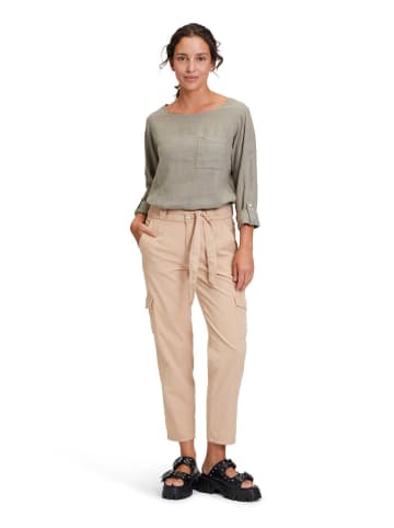CARTOON Leinen-Bluse in Grau