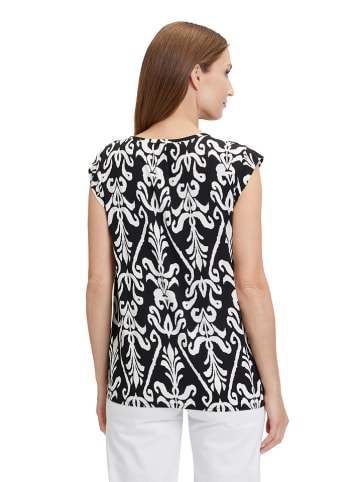 CARTOON Bluse in Weiß/ Schwarz