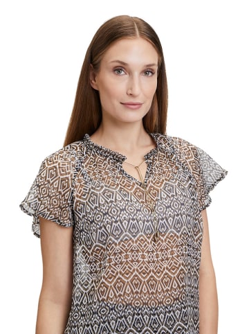 CARTOON Bluse in Weiß/ Schwarz