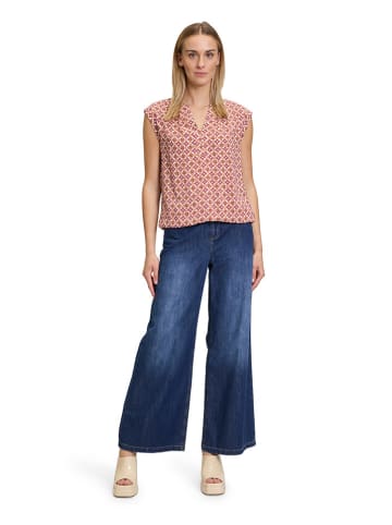 CARTOON Bluse in Weiß/ Pink