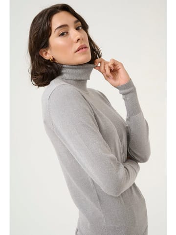 Kaffe Rollkragenpullover "Regina" in Grau