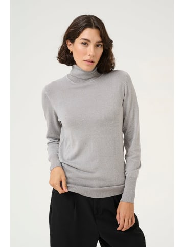 Kaffe Rollkragenpullover "Regina" in Grau