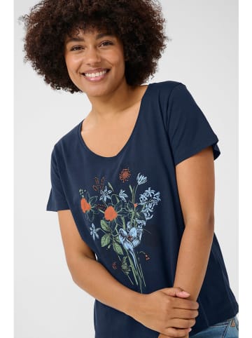 Cream Shirt "Elvire" in Dunkelblau