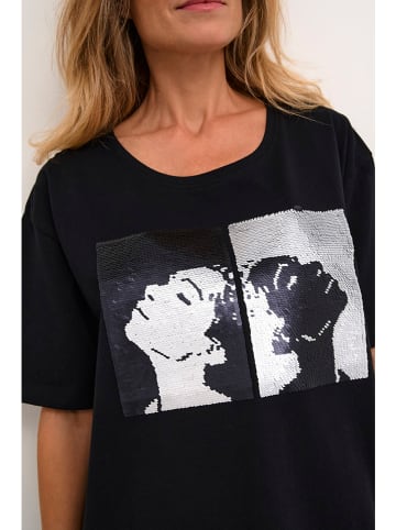 Cream Shirt "Ginny" zwart