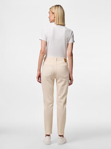 Pieces Dżinsy - Tapered fit - w kolorze beżowym