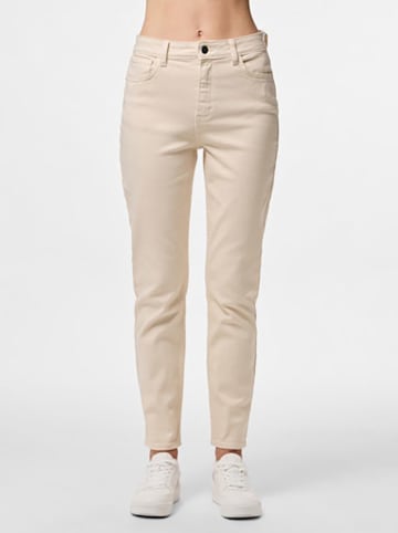 Pieces Dżinsy - Tapered fit - w kolorze beżowym