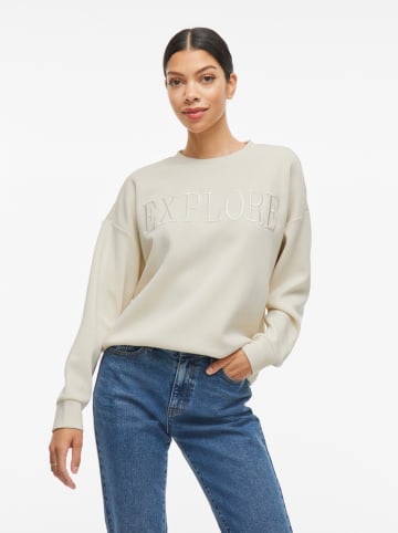 Vila Sweatshirt in Creme