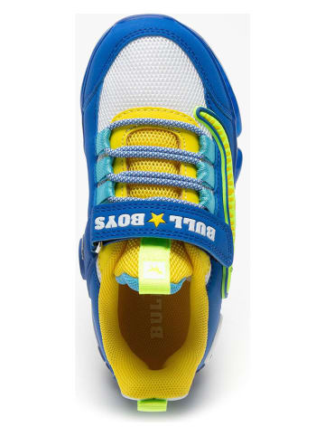 Bull Boys Sneakers "T-Rex Scarpa" in Blau/ Grün/ Weiß