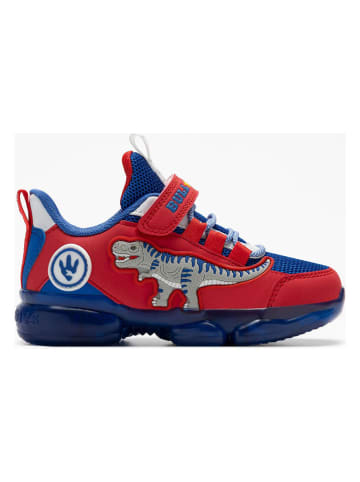Bull Boys Sneakers "T-Rex Scarpa" in Rot/ Blau