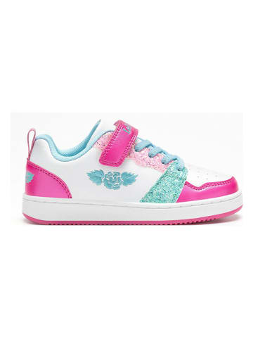 Lelli Kelly Sneakers "Amalia" wit/roze/turquoise