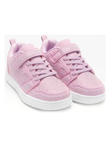 Lelli Kelly Sneakersy "Grace" w kolorze srebrno-jasnoróżowym