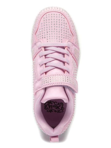 Lelli Kelly Sneakersy "Grace" w kolorze srebrno-jasnoróżowym