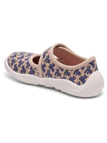 bisgaard Hausschuhe in Beige/ Blau