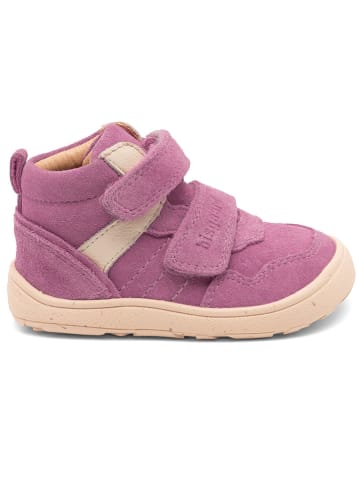 bisgaard Leder-Lauflernschuhe in Lila/ Creme