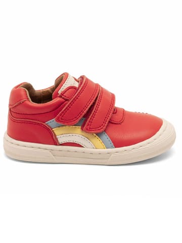 bisgaard Skórzane sneakersy w kolorze czerwonym