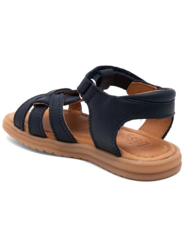 bisgaard Leder-Sandalen in Dunkelblau