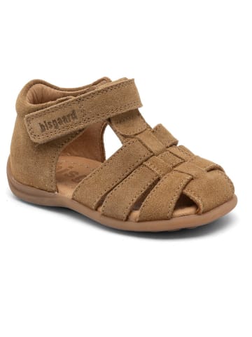 bisgaard Leder-Halbsandalen in Hellbraun