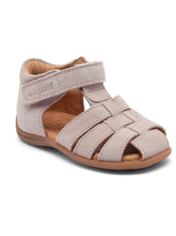 bisgaard Leder-Halbsandalen in Grau