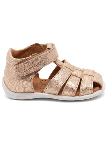 bisgaard Leder-Halbsandalen in Gold