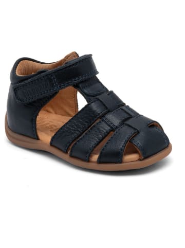 bisgaard Leder-Halbsandalen in Dunkelblau
