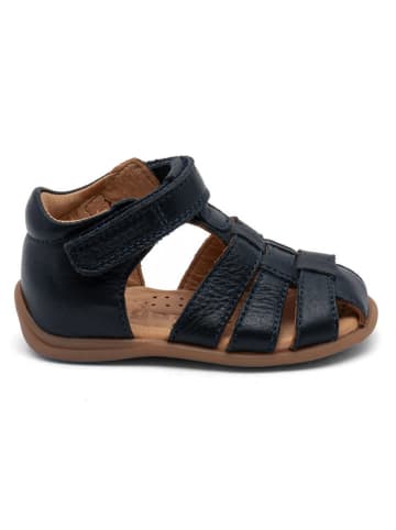 bisgaard Leder-Halbsandalen in Dunkelblau