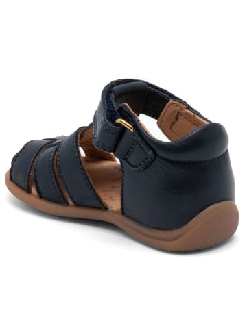 bisgaard Leren enkelsandalen donkerblauw