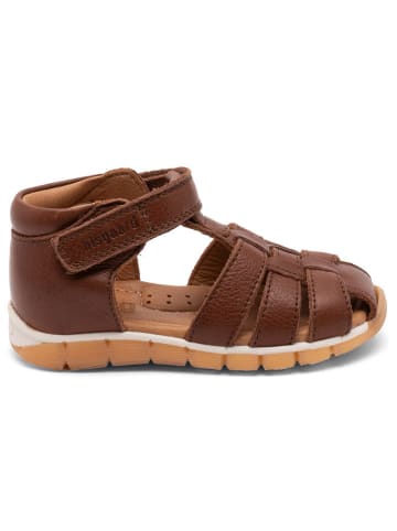 bisgaard Leder-Halbsandalen in Braun