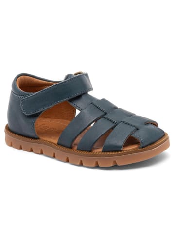 bisgaard Leder-Halbsandalen in Dunkelblau