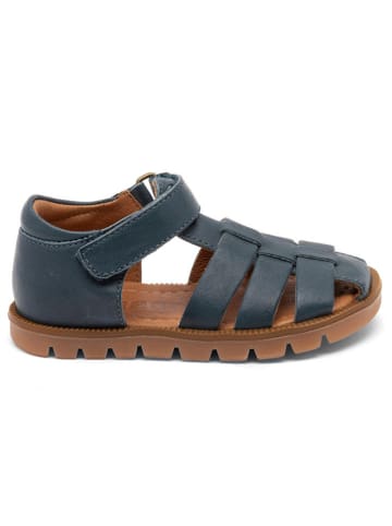 bisgaard Leder-Halbsandalen in Dunkelblau