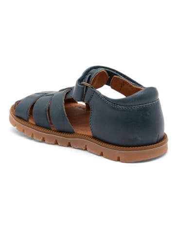 bisgaard Leder-Halbsandalen in Dunkelblau