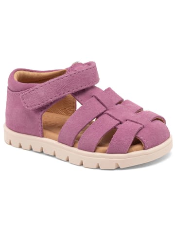 bisgaard Leder-Halbsandalen in Lila