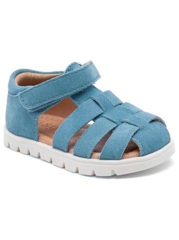 bisgaard Leder-Halbsandalen in Hellblau