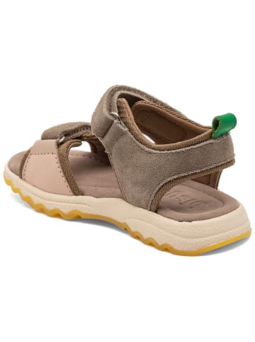 bisgaard Sandalen in Khaki/ Beige