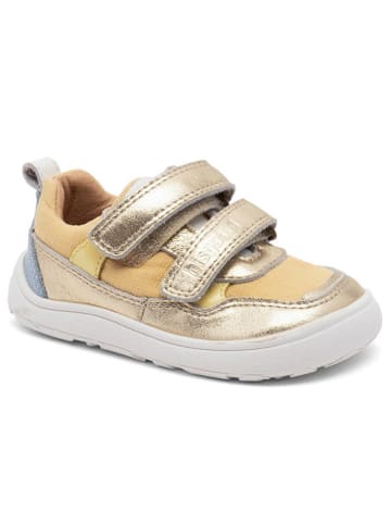 bisgaard Lauflernschuhe in Gold/ Gelb/ Hellblau