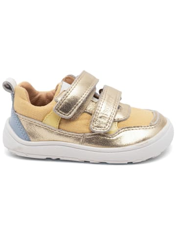 bisgaard Lauflernschuhe in Gold/ Gelb/ Hellblau